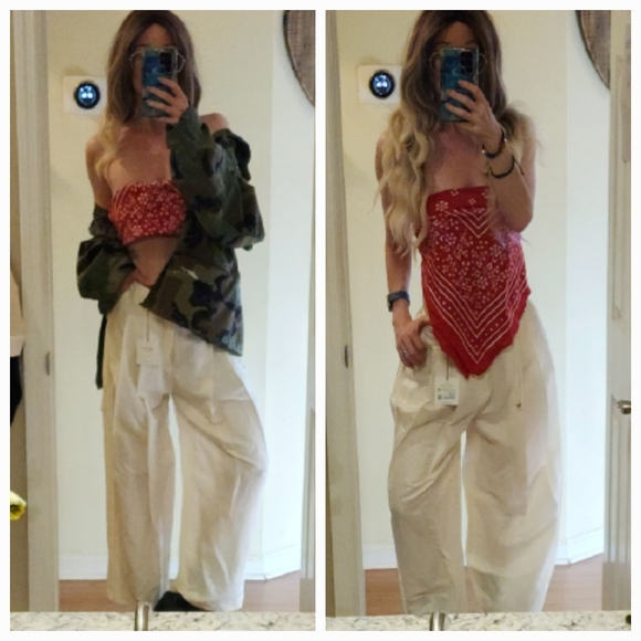 American Eagle Outfitters Pants - 🙌MOST FLATTERING PANTS EVER - AE77 Silk And Linen Wide Leg Pants🙌